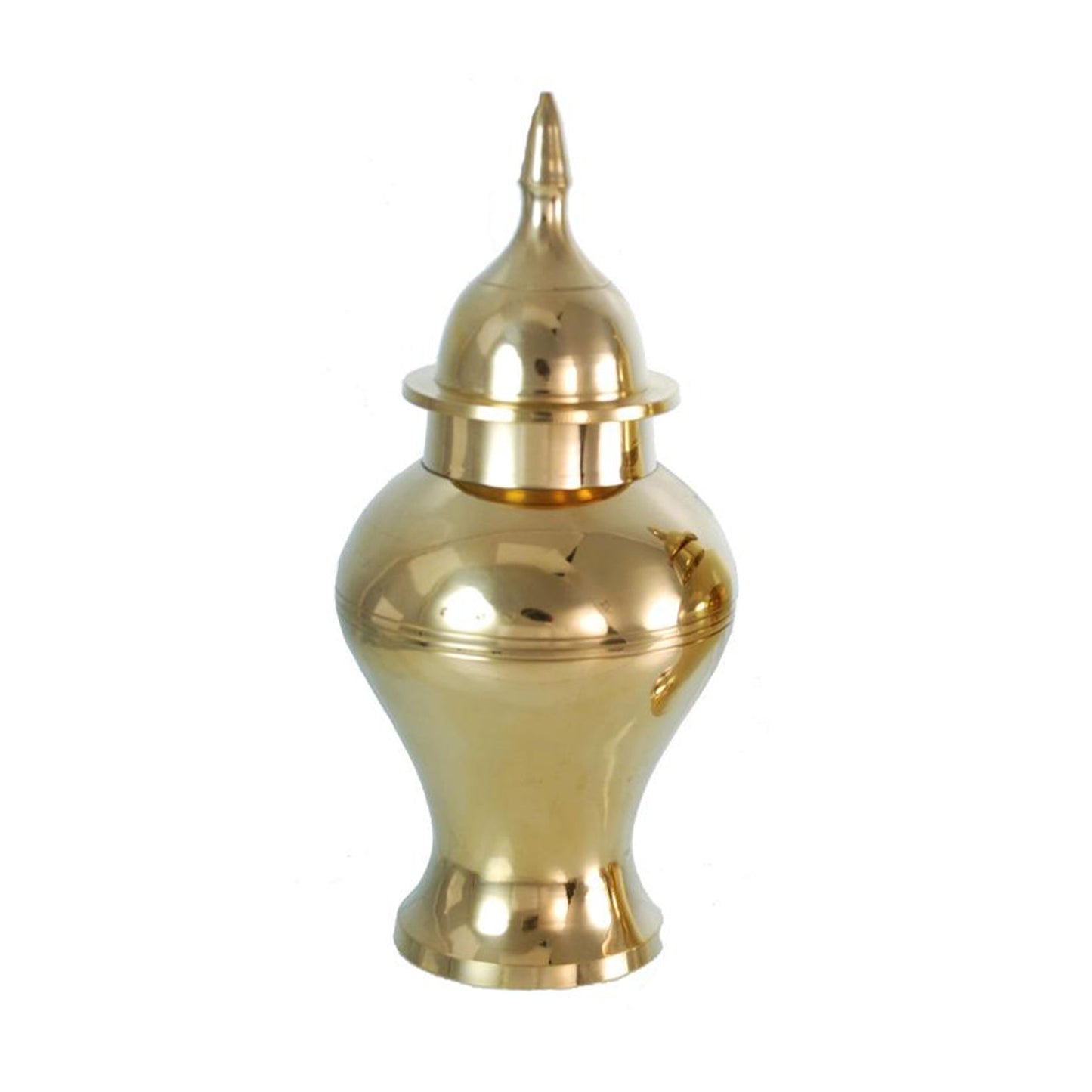 Buckingham Solid Brass Ginger Jar Ornament 15 cm