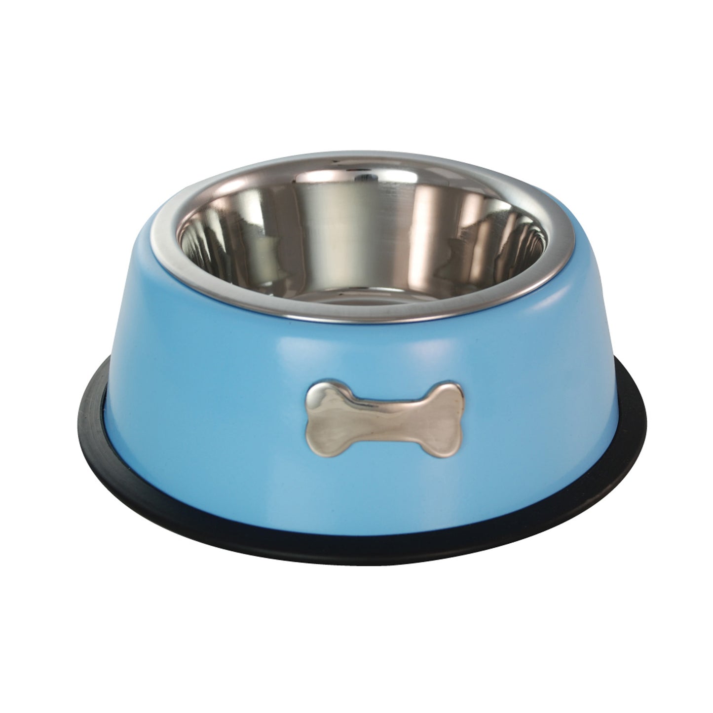 Buckingham Stainless Steel Dog Bowl Baby Blue