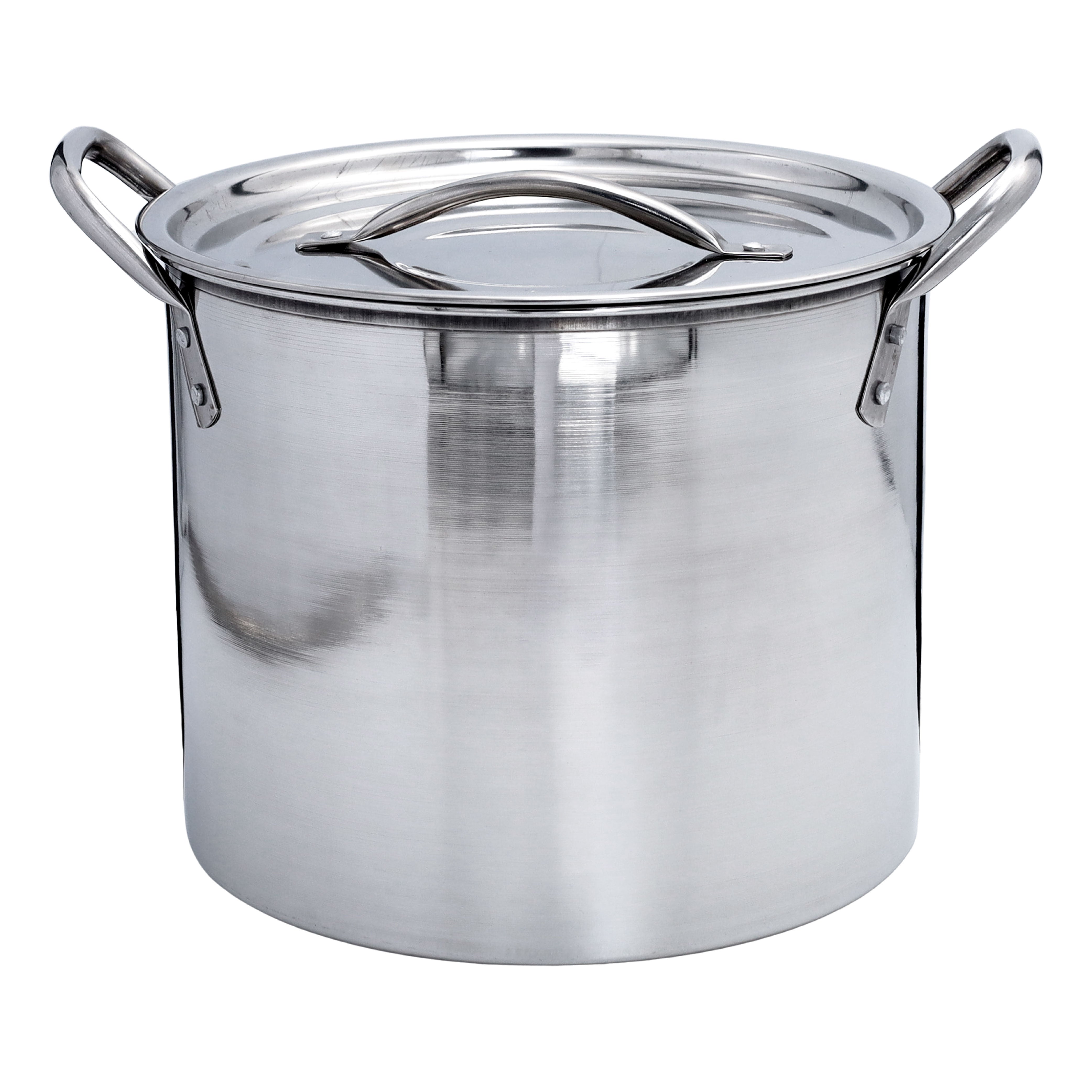 Steelex Induction Deep Stock Pot – Stainless Steel Casserole With Lid, 24-30cm