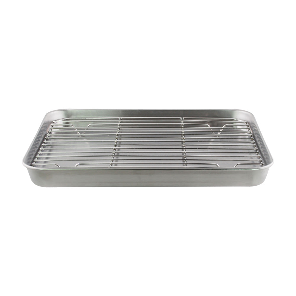 Buckingham Stainless Steel Baking Tray with Cooling Rack.