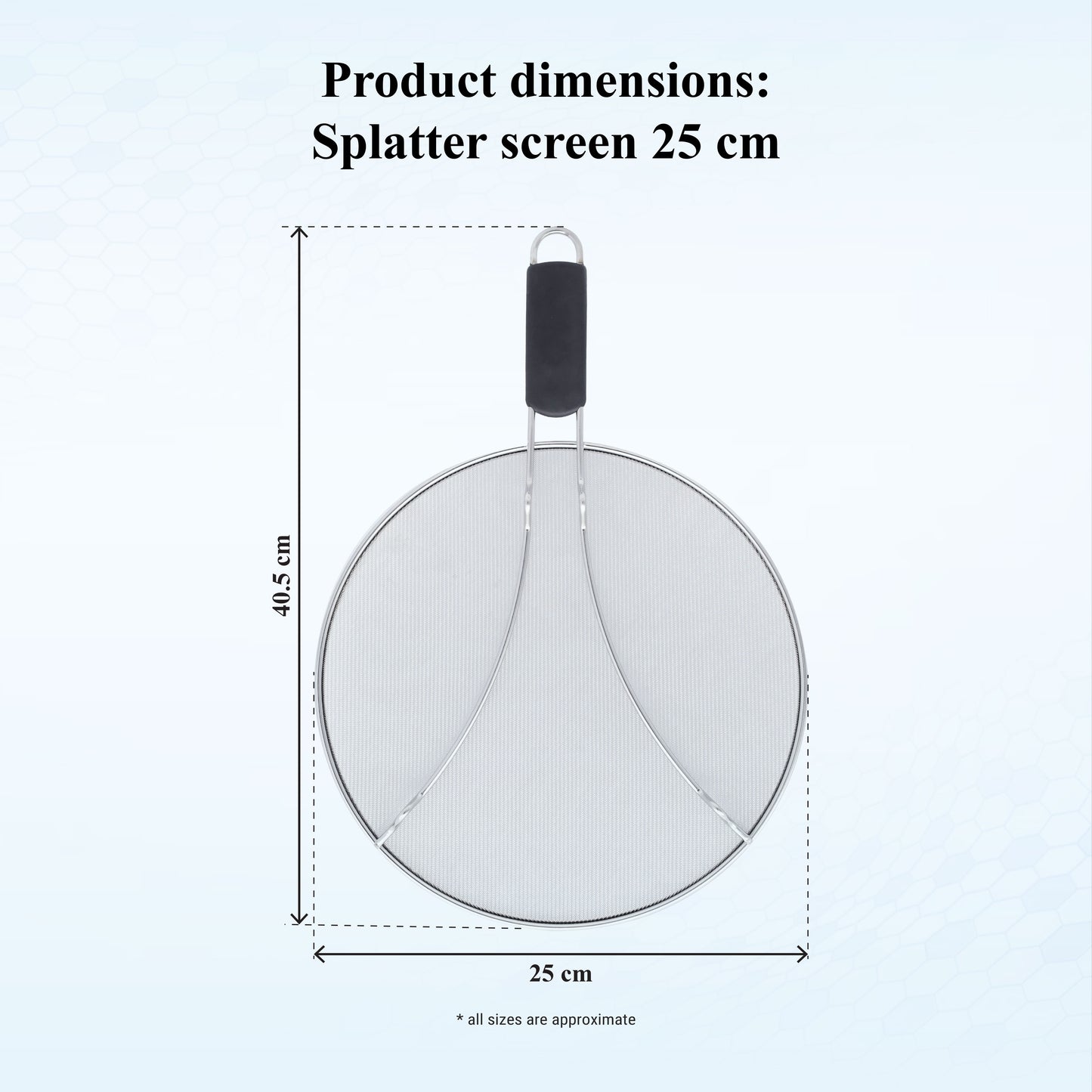 Buckingham Stainless Steel Fine Mesh Splatter Screen
