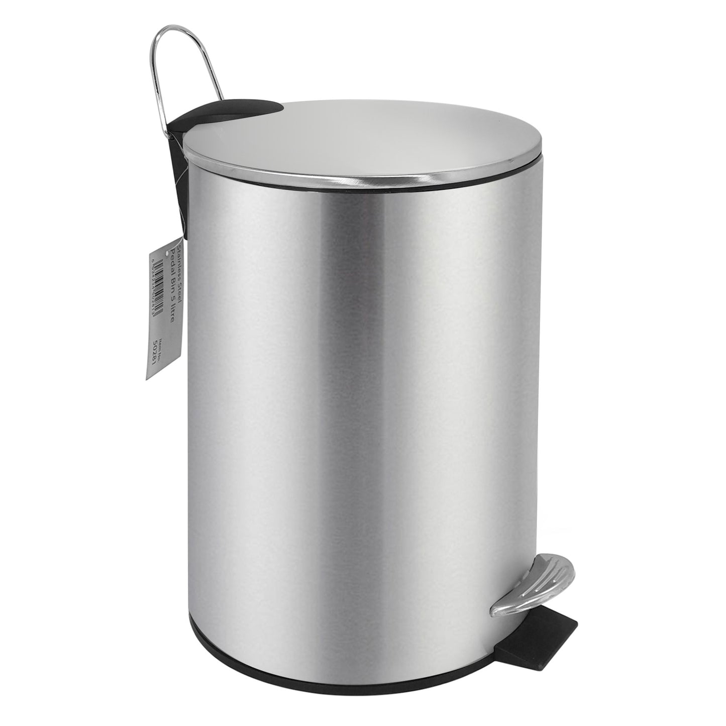 Buckingham Stainless Steel Pedal Bin Waste Trash Bin 3 Litre