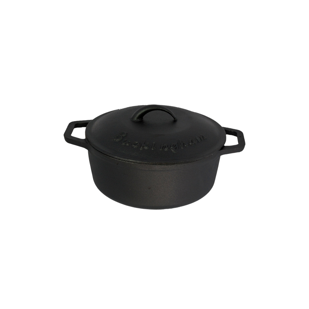 Buckingham Pre-Seasoned Cast Iron Casserole Dish
