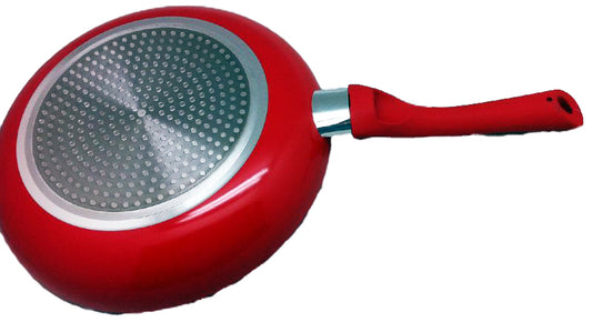 Buckingham Induction Ceramic Coated Frying Pan 28 cm, Red