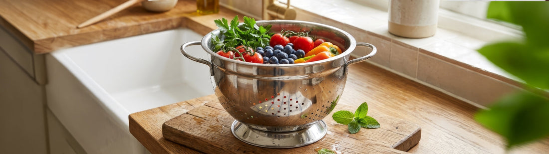 Colanders & Sieves – Essential Kitchen Tools for Straining & Draining