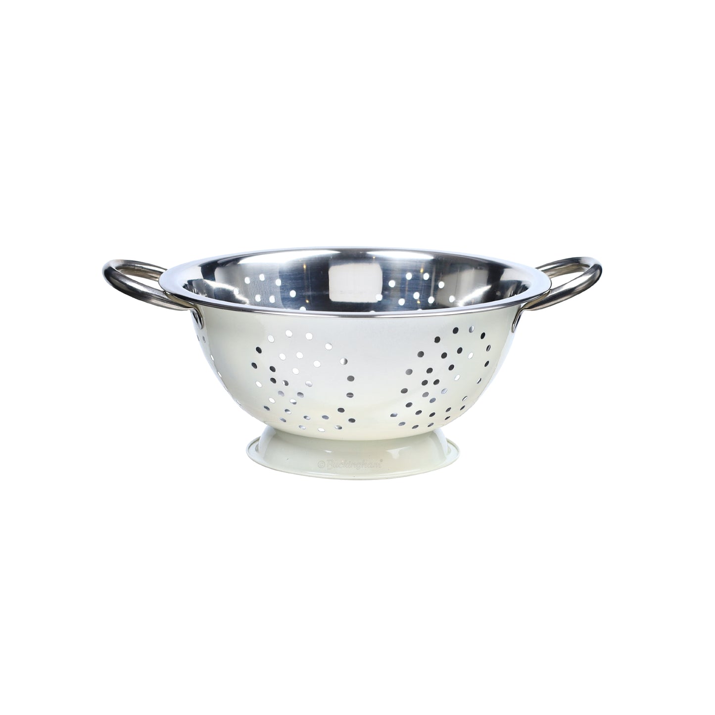 Buckingham Stainless steep Deep colander Cream