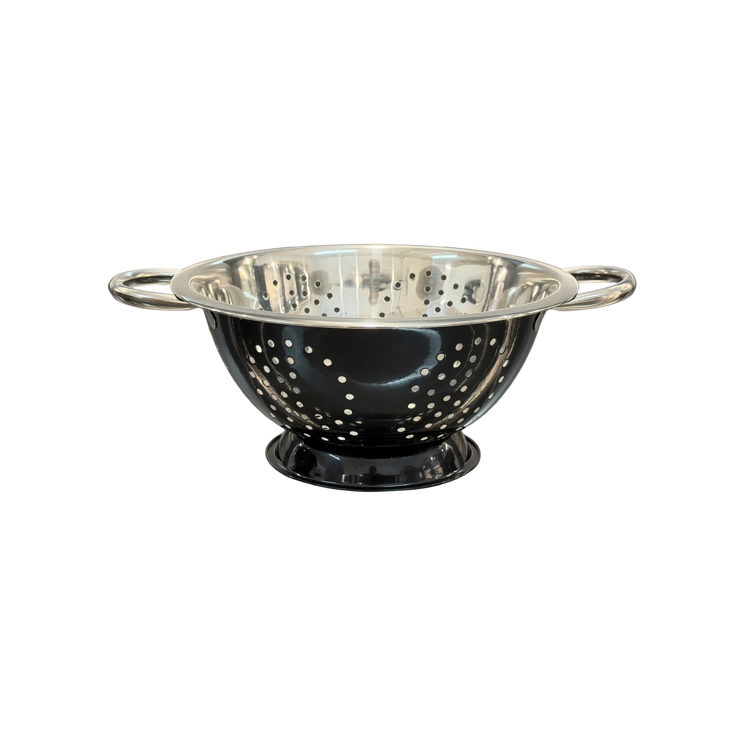 Buckingham Stainless Steel Deep Colander Black