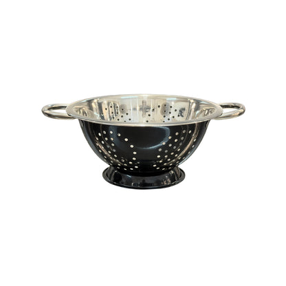 Buckingham Stainless Steel Deep Colander Black