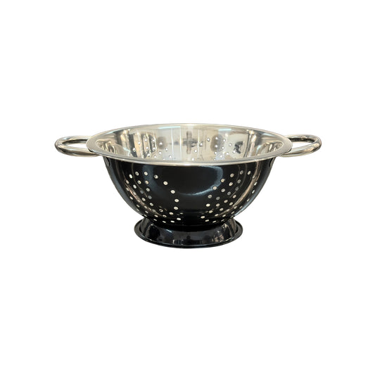 Buckingham Stainless Steel Deep Colander Black