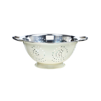 Buckingham Stainless steep Deep colander Cream