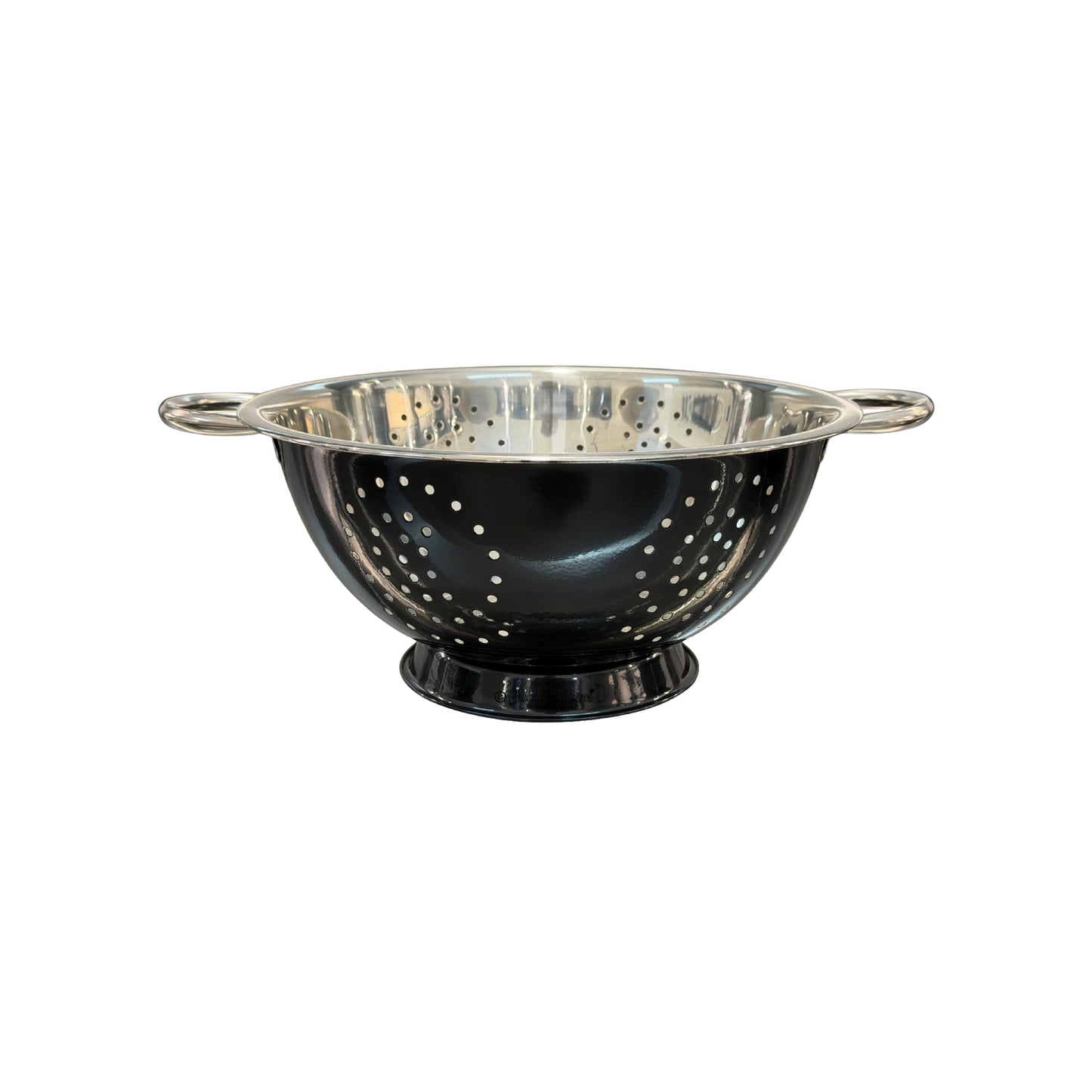 Buckingham Stainless Steel Deep Colander Black