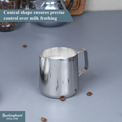 Buckingham Stainless Steel Espresso Coffee Jug