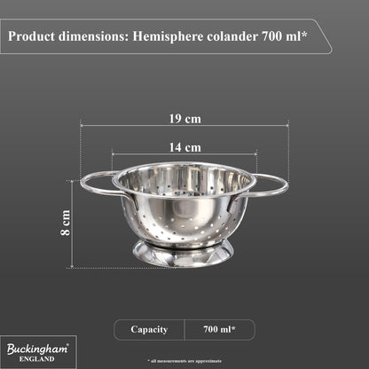 Buckingham Stainless Steel Hemisphere Colander