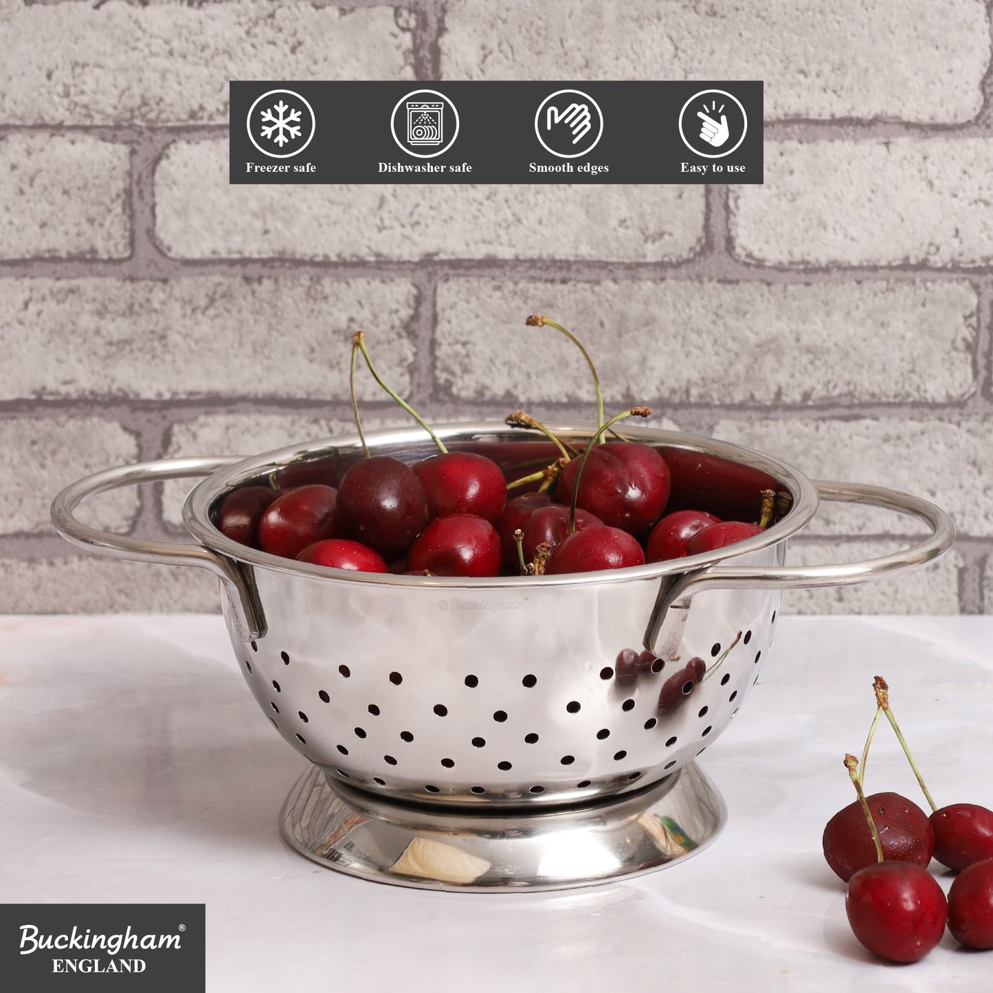 Buckingham Stainless Steel Hemisphere Colander