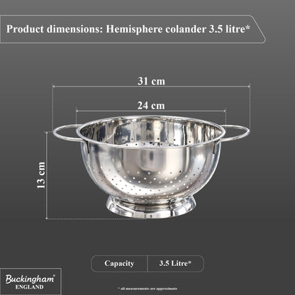 Buckingham Stainless Steel Hemisphere Colander