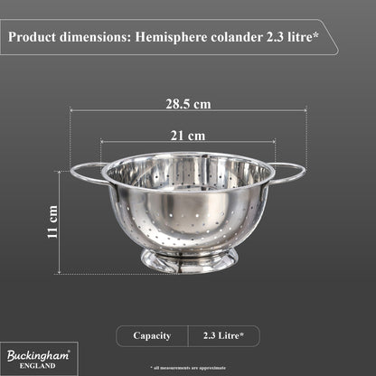 Buckingham Stainless Steel Hemisphere Colander