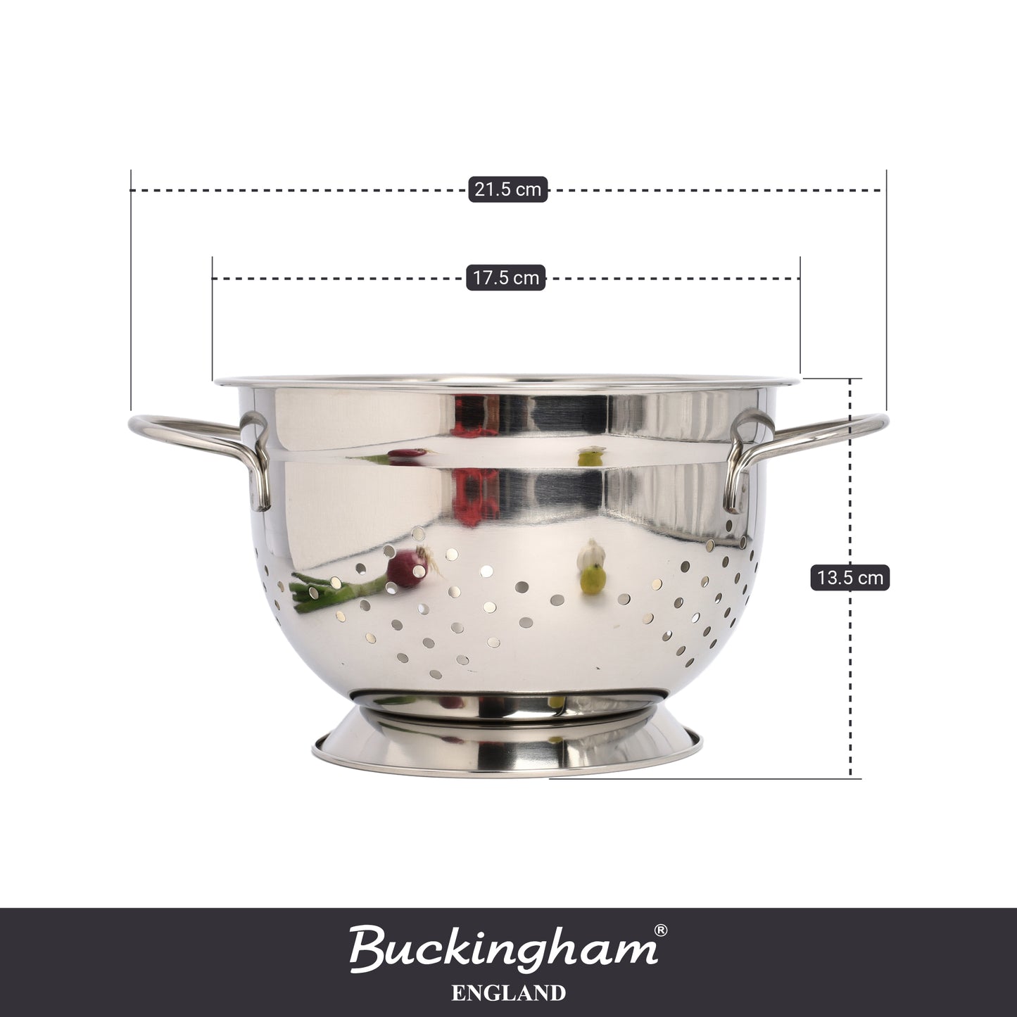 Buckingham Deep Stainless Steel Colander