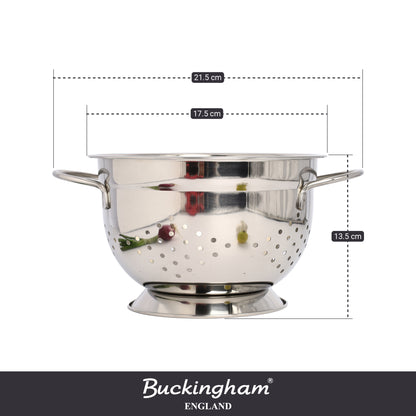 Buckingham Deep Stainless Steel Colander
