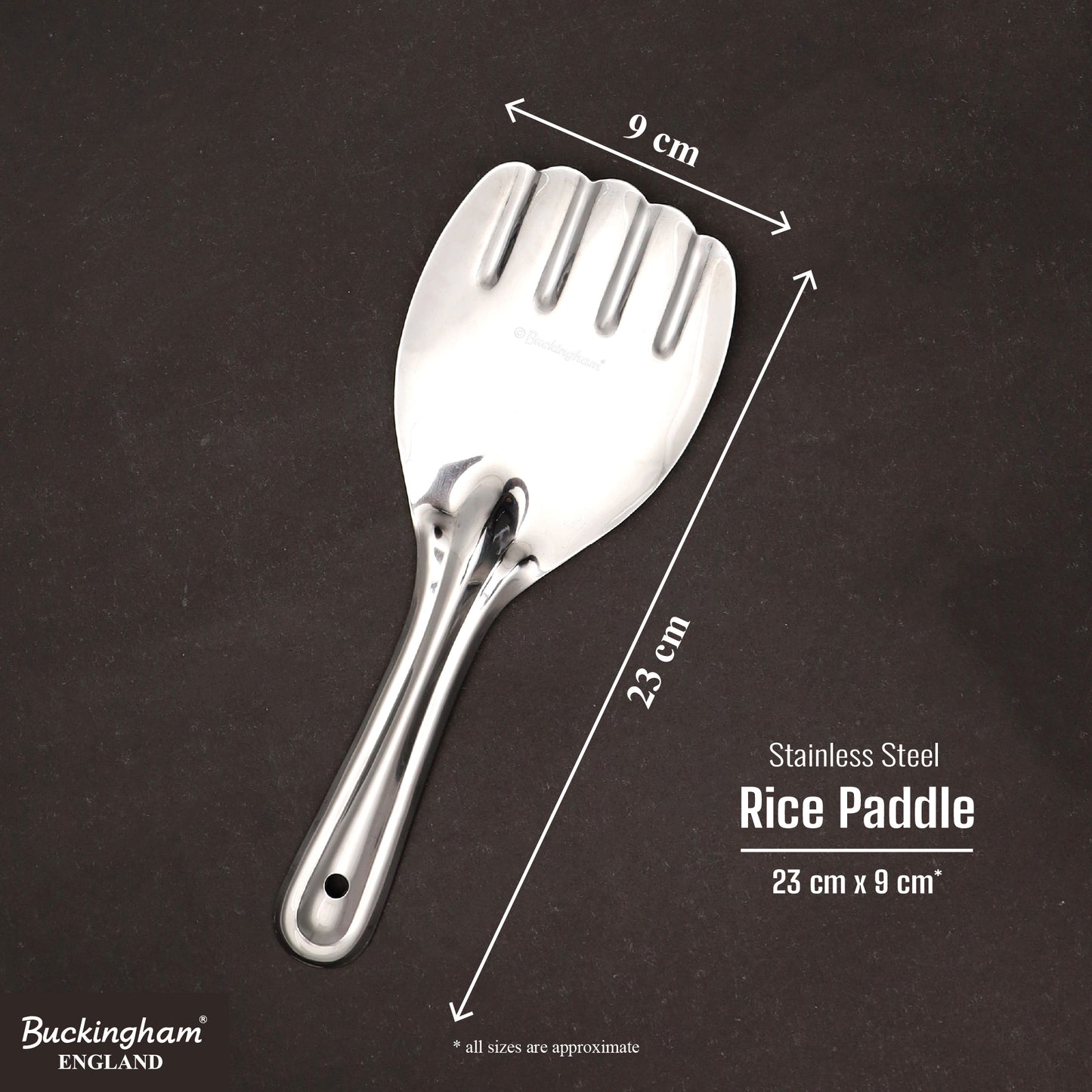 Buckingham Stainless Steel Rice Paddle