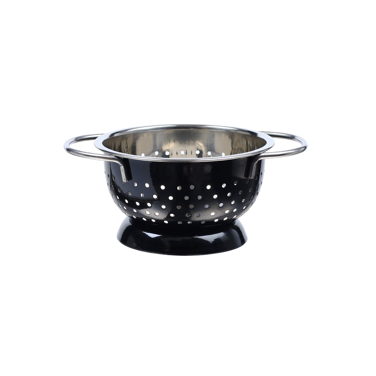 Buckingham Stainless Steel Hemisphere colander / strainer Black