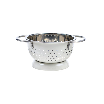 Buckingham Hemisphere colander / strainer , Ivory Grey