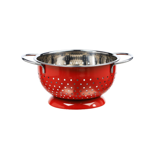 Buckingham Hemisphere colander / strainer , Red