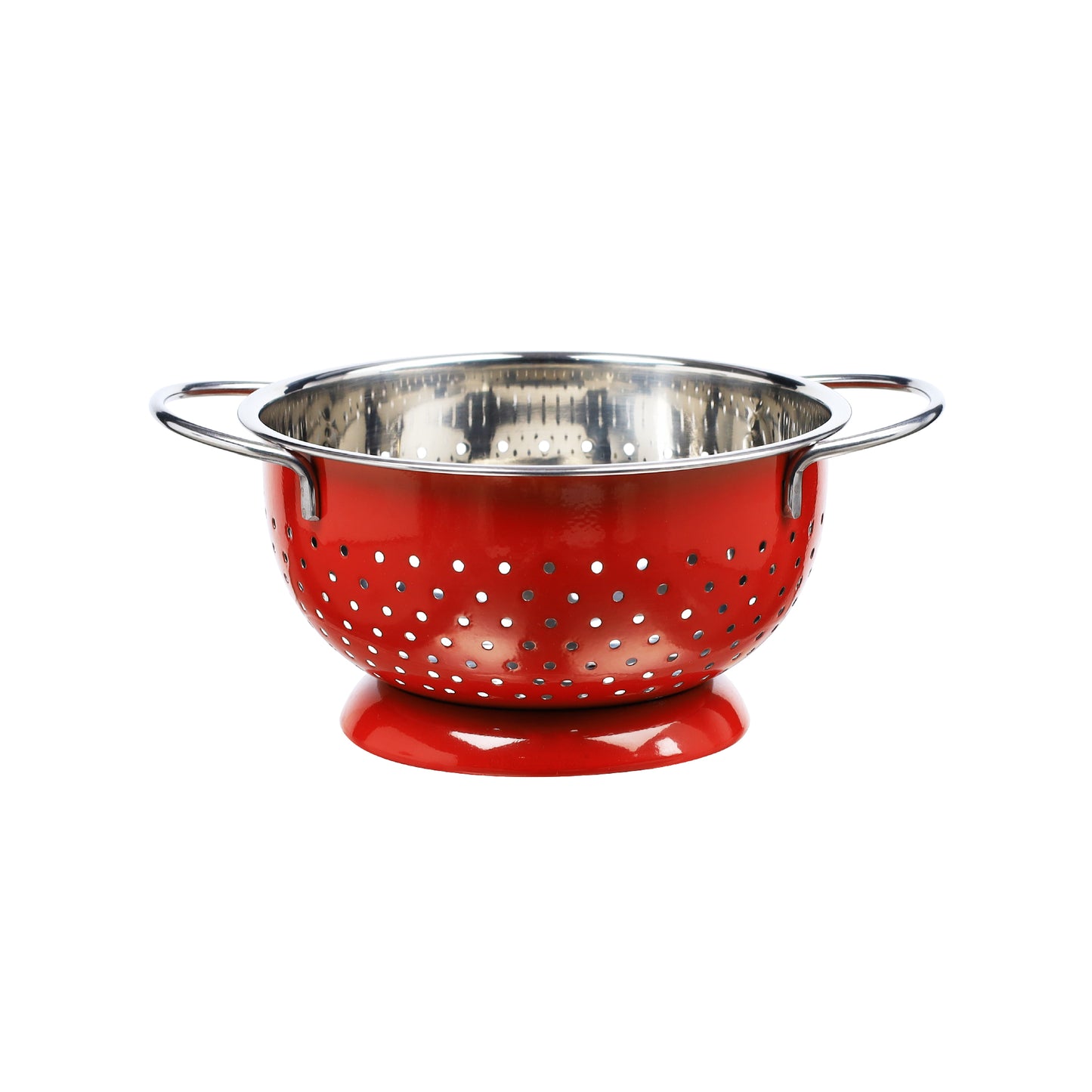Buckingham Hemisphere colander / strainer , Red