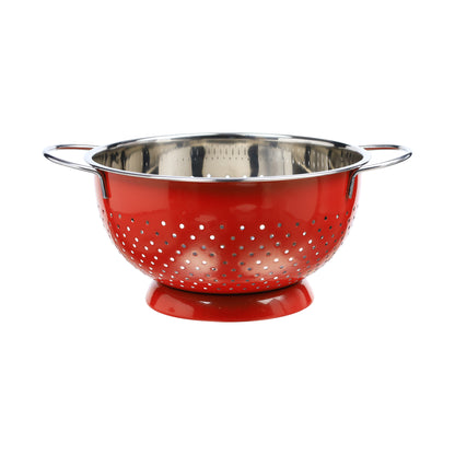 Buckingham Hemisphere colander / strainer , Red