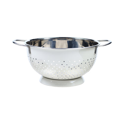 Buckingham Hemisphere colander / strainer , Ivory Grey
