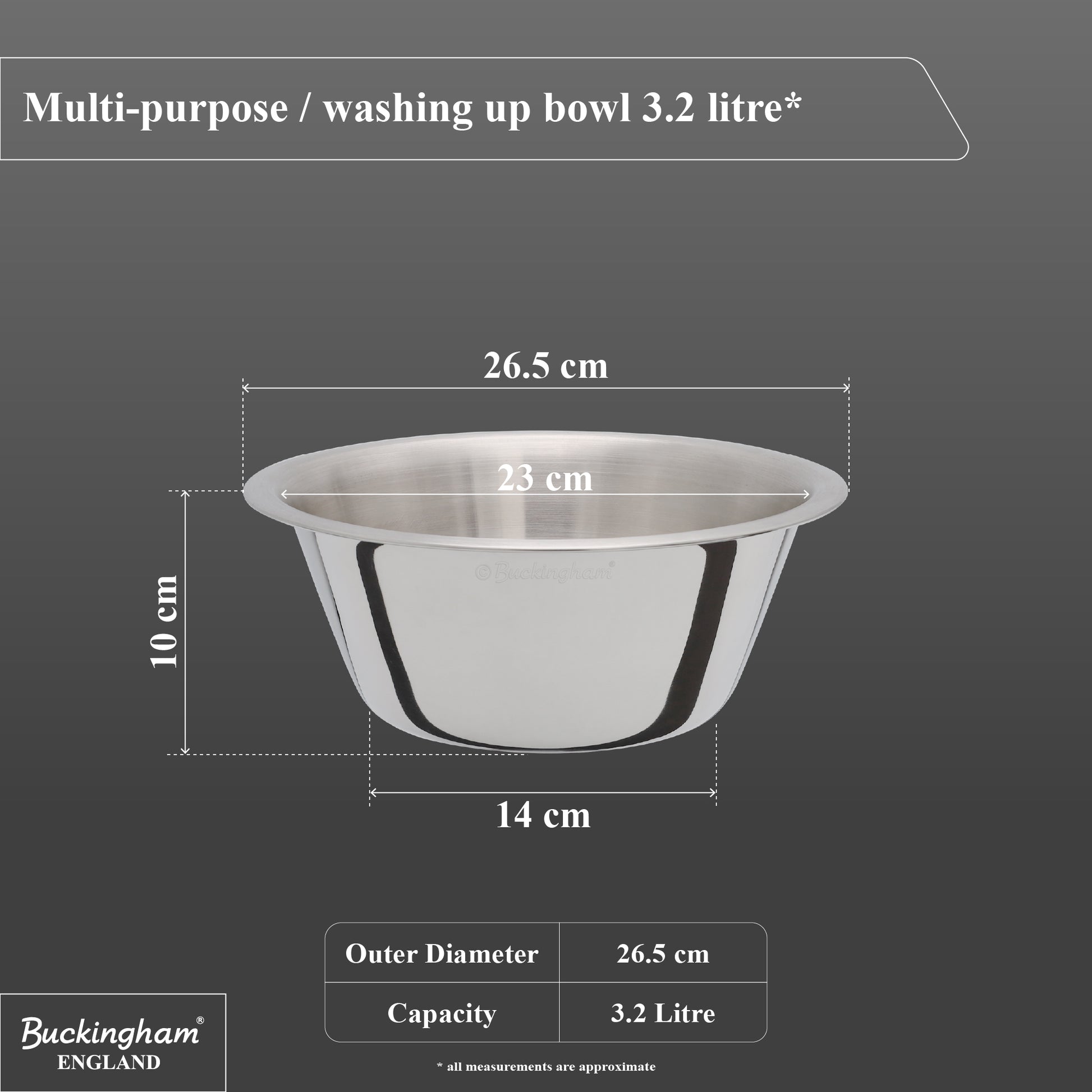 stainless steel washing up bowl