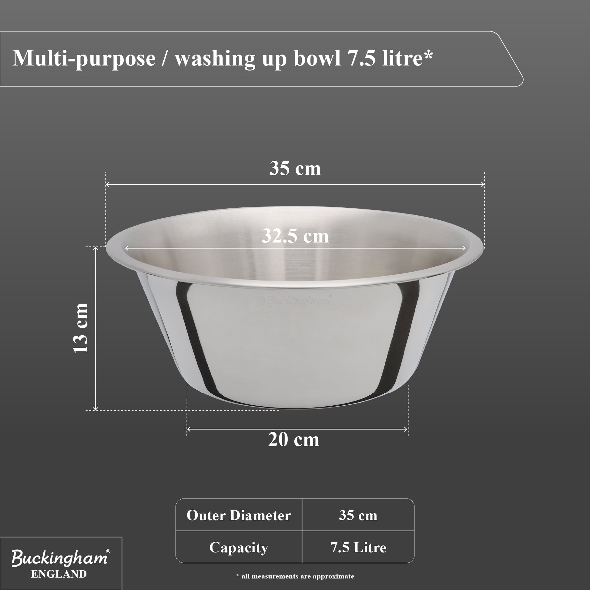stainless steel washing up bowl