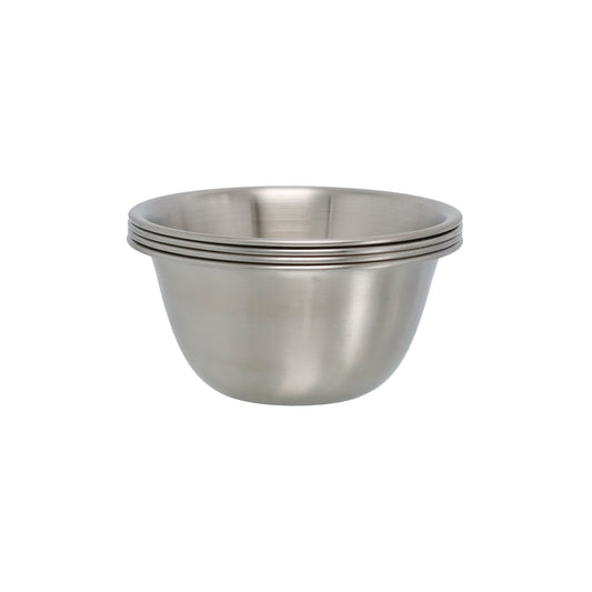 Buckingham Stainless Steel Set of 4 Mini Dessert Bowls (10 cm)
