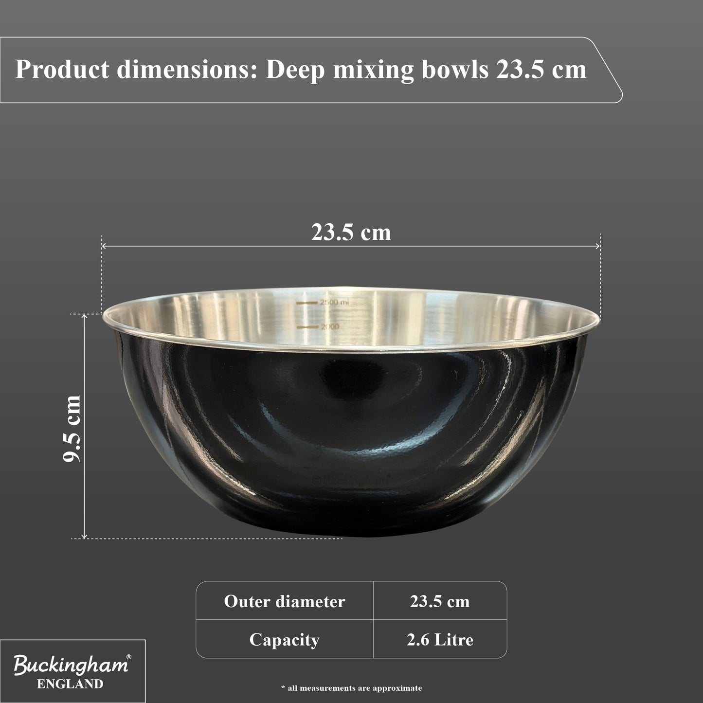 deep stainless steel mixing bowls