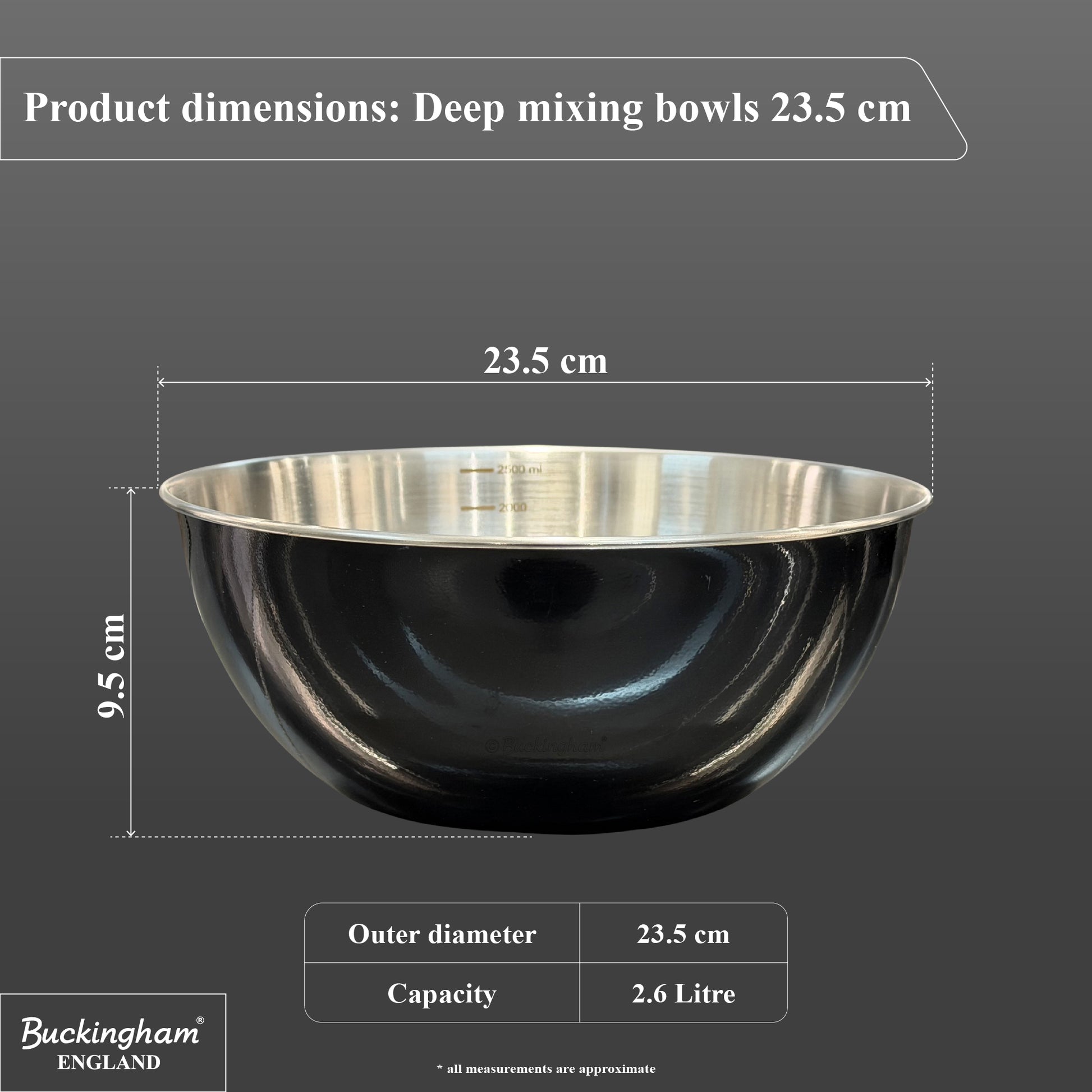 deep stainless steel mixing bowls
