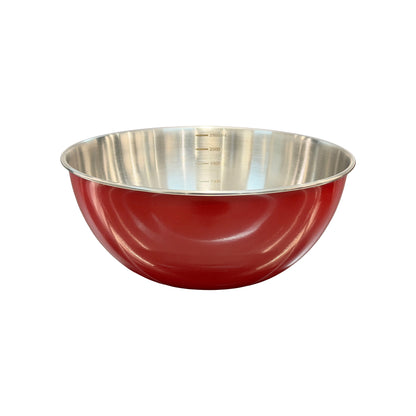 Buckingham Stainless Steel Deep Mixing Bowl / Baking Bowl Red