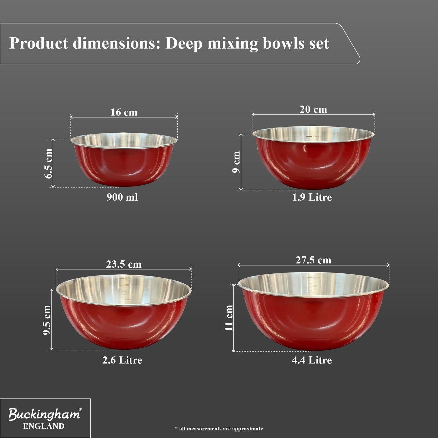 baking bowl set