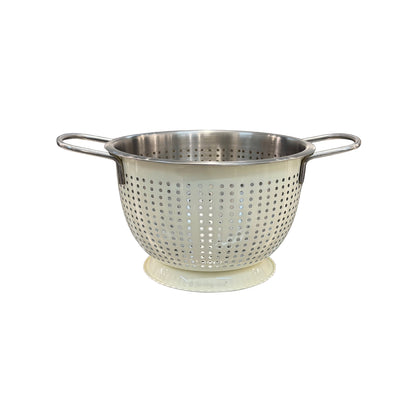 Buckingham Stainless Steel Tropical Deep Colander Cream