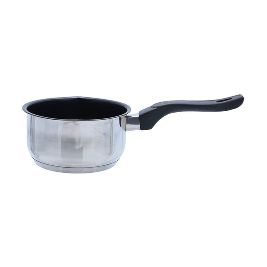 Buckingham Stainless Steel Milk Pan with Bakelite Handle 14 cm 0.9 Litre