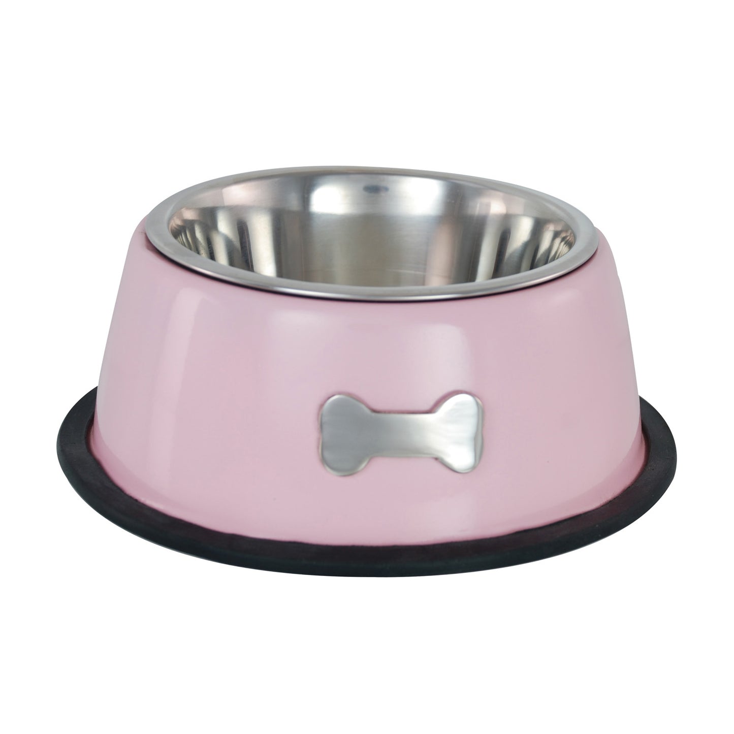 Buckingham Stainless Steel Dog Bowl Pink