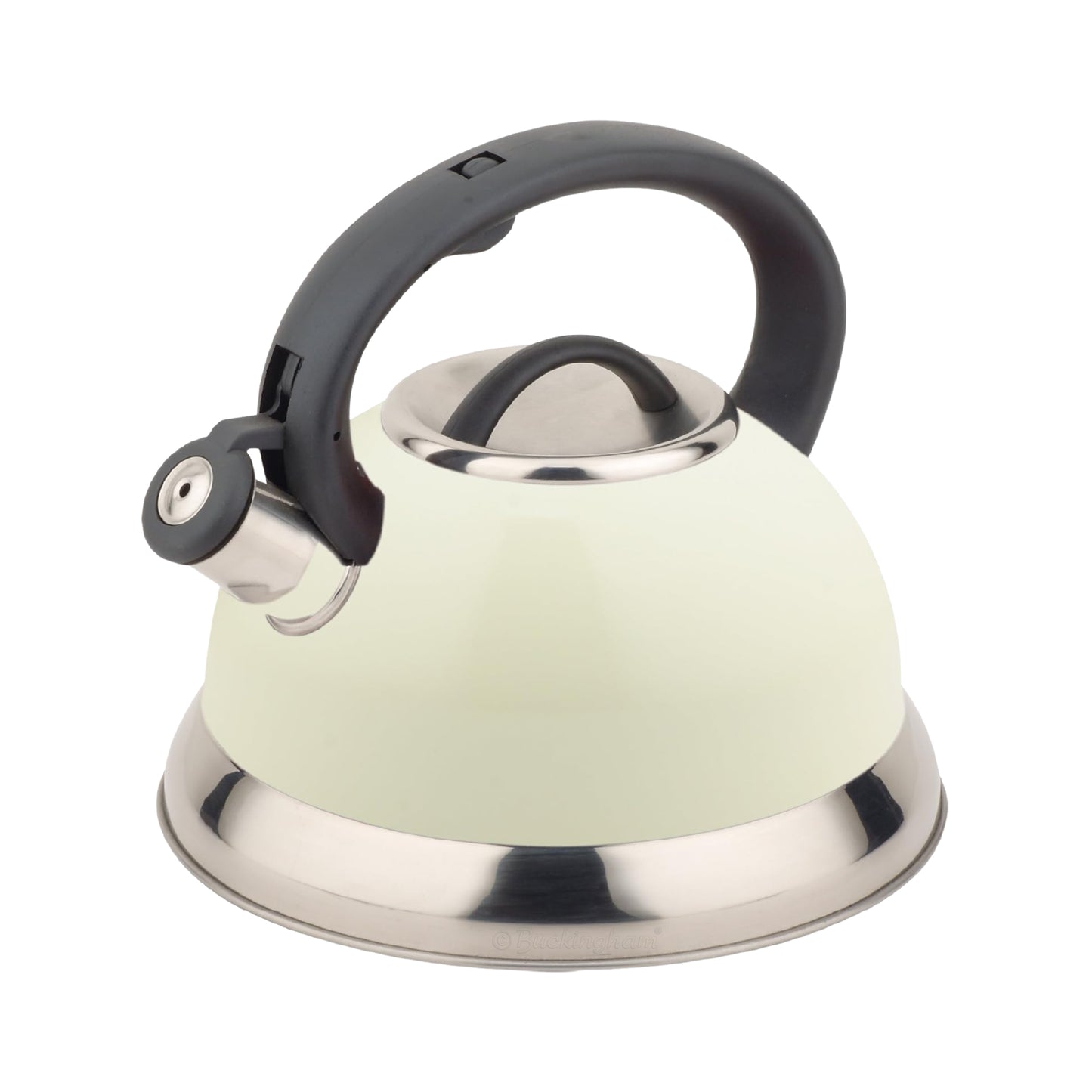 Buckingham Stainless Steel Stovetop Kettle Easy Grip Handle 3 Litre