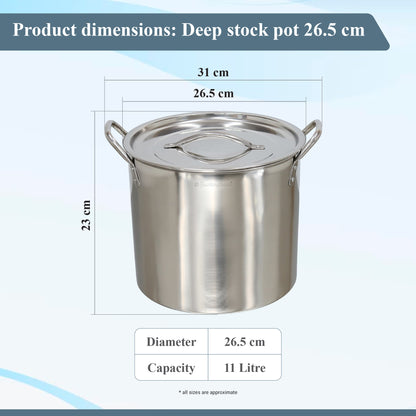 Buckingham Stainless Steel Stock Pot