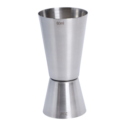 Buckingham Stainless Steel Jigger Peg Measure 30 / 60 ml Matt Finish