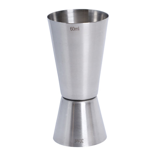 Buckingham Stainless Steel Jigger Peg Measure 30 / 60 ml Matt Finish