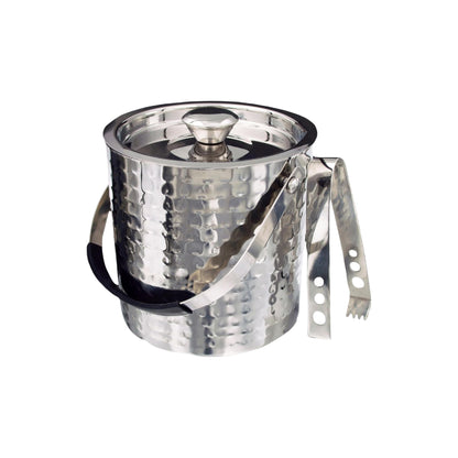 Buckingham Stainless Steel Double Wall Ice Bucket with Tong 1.75 L