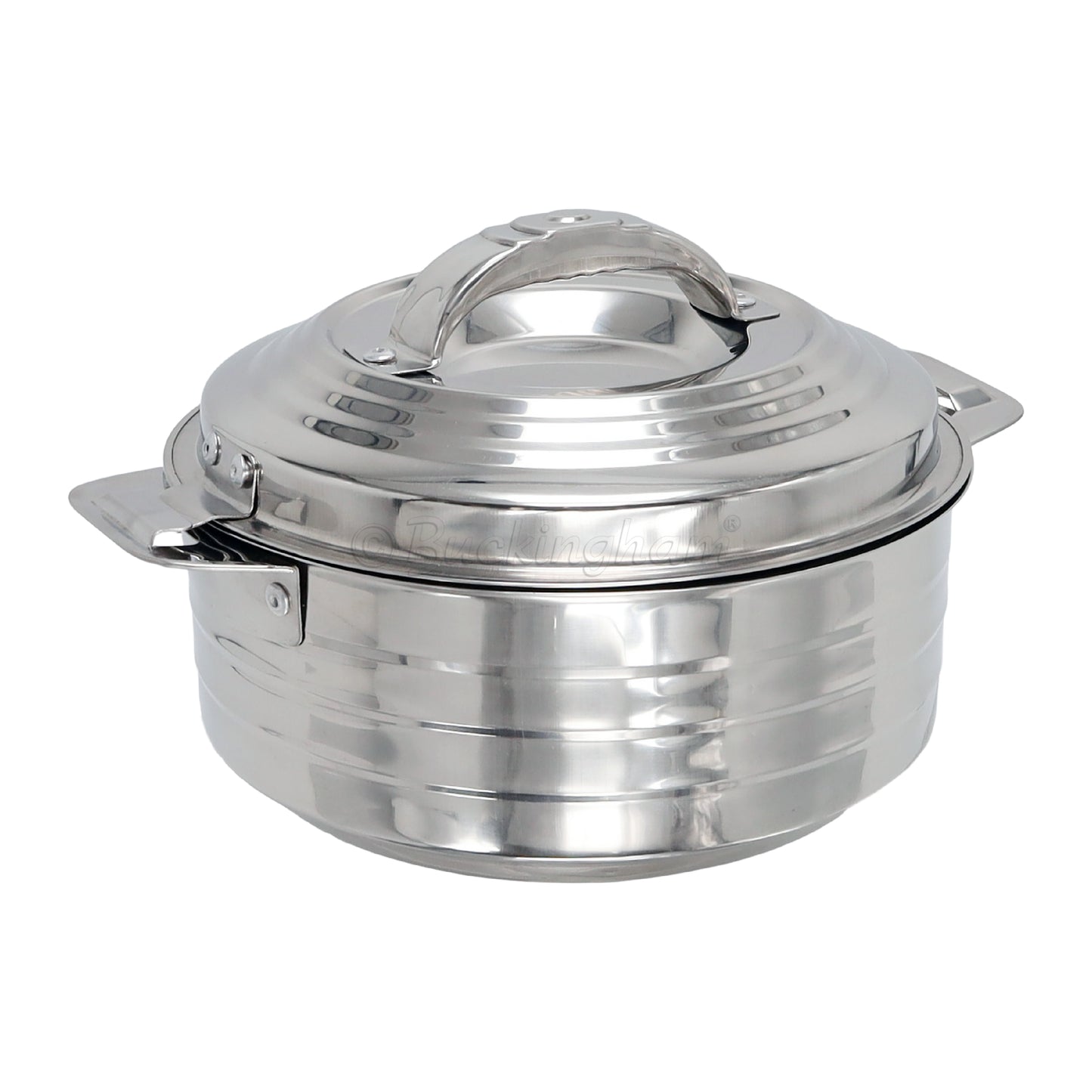 Buckingham Stainless Steel Double Wall Insulated Hotpot Ribbed Design