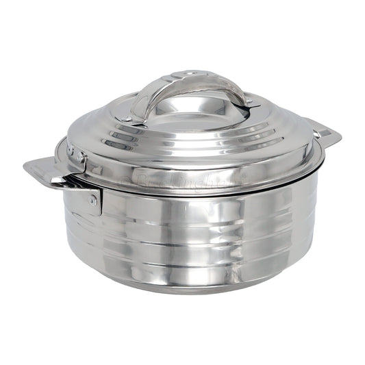 Buckingham Stainless Steel Double Wall Insulated Hotpot Ribbed Design