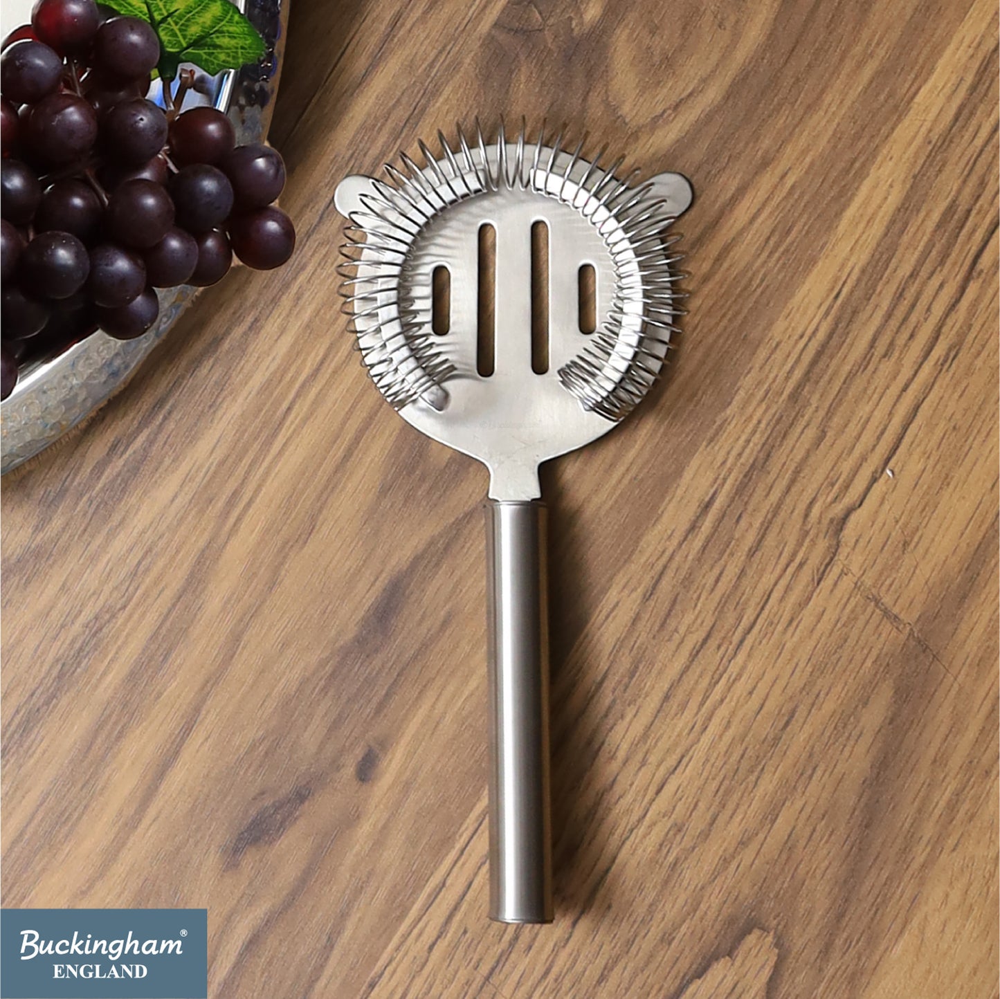 Buckingham Stainless Steel Cocktail Strainer 20 cm
