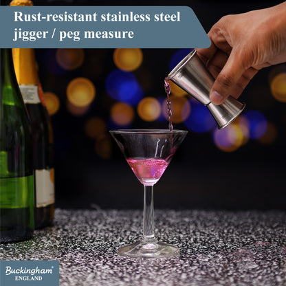 Buckingham Stainless Steel Double Jigger 25/50ml