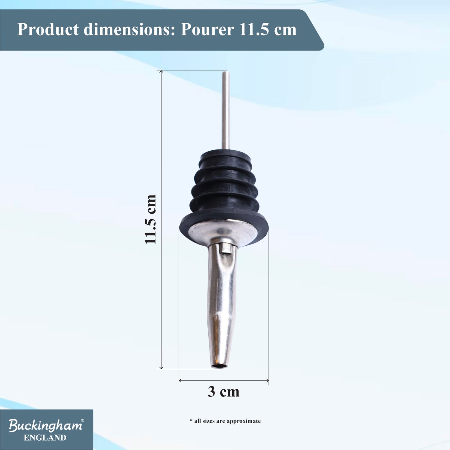 Buckingham Pourer Wine 11.5 cm