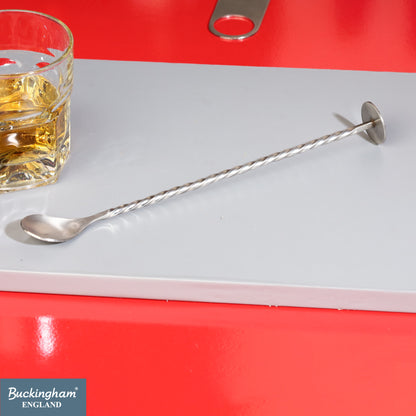 Buckingham Stainless Steel Spoon Cocktail Bar 26 cm